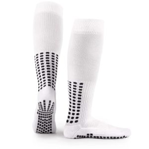 Grip Socks Football Knee Socks - White - LUX LUX Sports