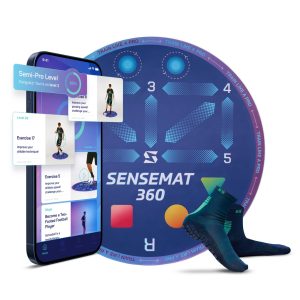 Pro-Level Cognitive + Footwork Soccer Training Mat - SenseMat 360 LUX