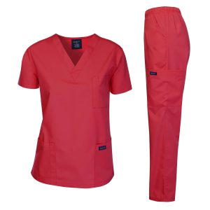 Medical Uniform Unisex Scrubs Set Scrub Top and Pants