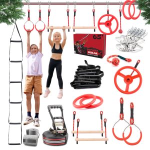 Ninja Warrior Slackline Obstacle Course - 32 pieces Fofana