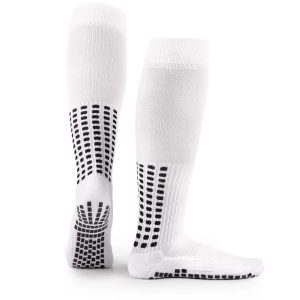 Grip Socks Football Knee Socks - White - LUX LUX Sports