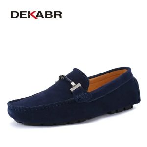 DEKABR Trendy Men Casual Shoes Big Size 38-47 Brand Summer Driving Loafers Breathable Wholesale Man Soft Footwear Shoes for M