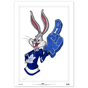 Bugs Bunny Toronto Maple Leafs 14" x 20" Looney Tunes Limited Edition Fine Art Print
